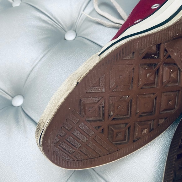 Converse All Star MADE IN USA Vintage Maroon Low-top Canvas Sneakers - Picture 10 of 16